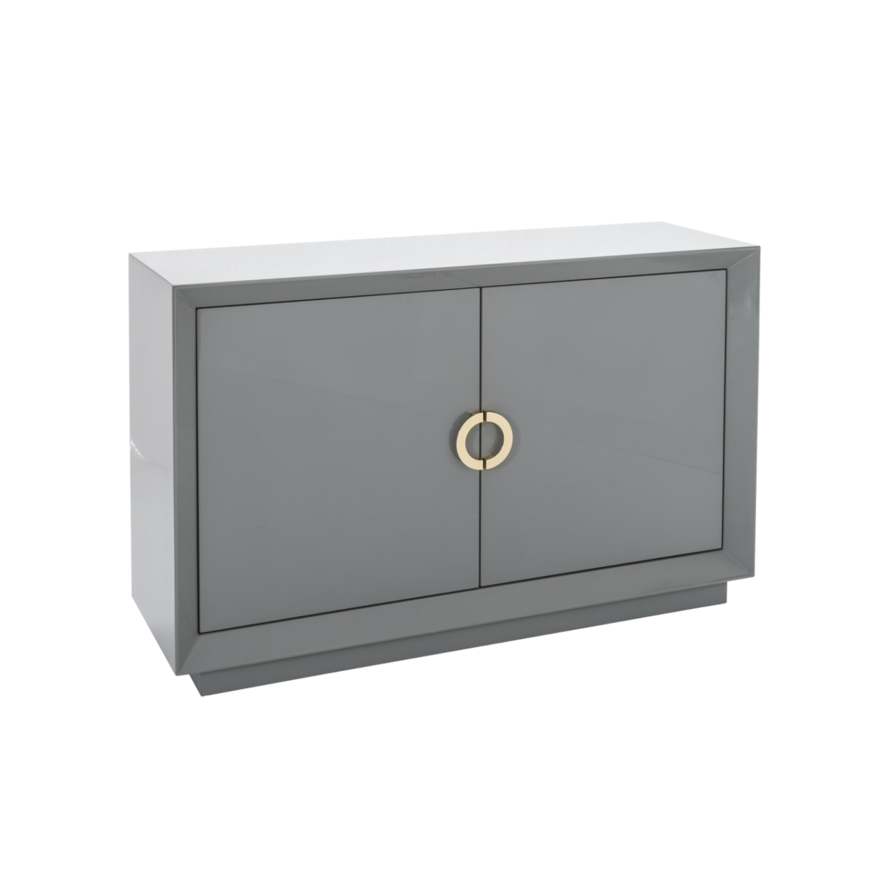 Quartz Stone Grey & Gold Sideboard